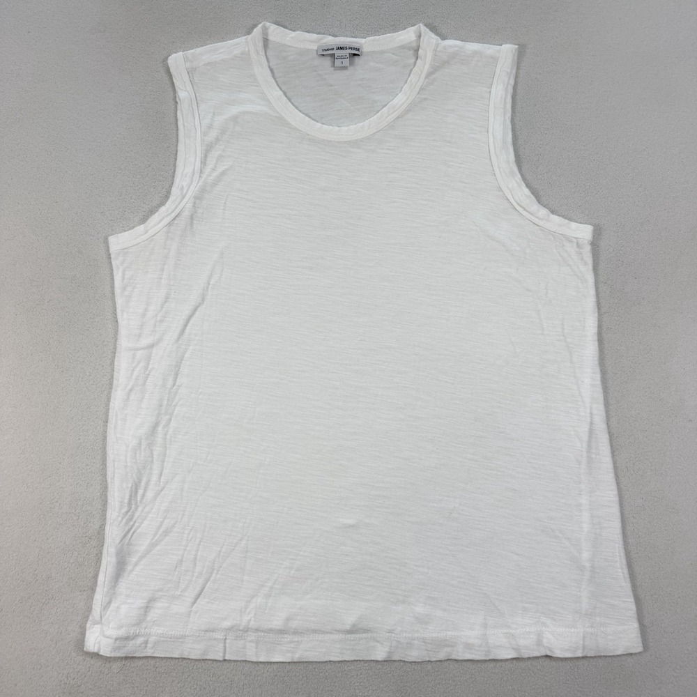 James Perse Standard LA Skate Tank Top Men's Size 1 Small White